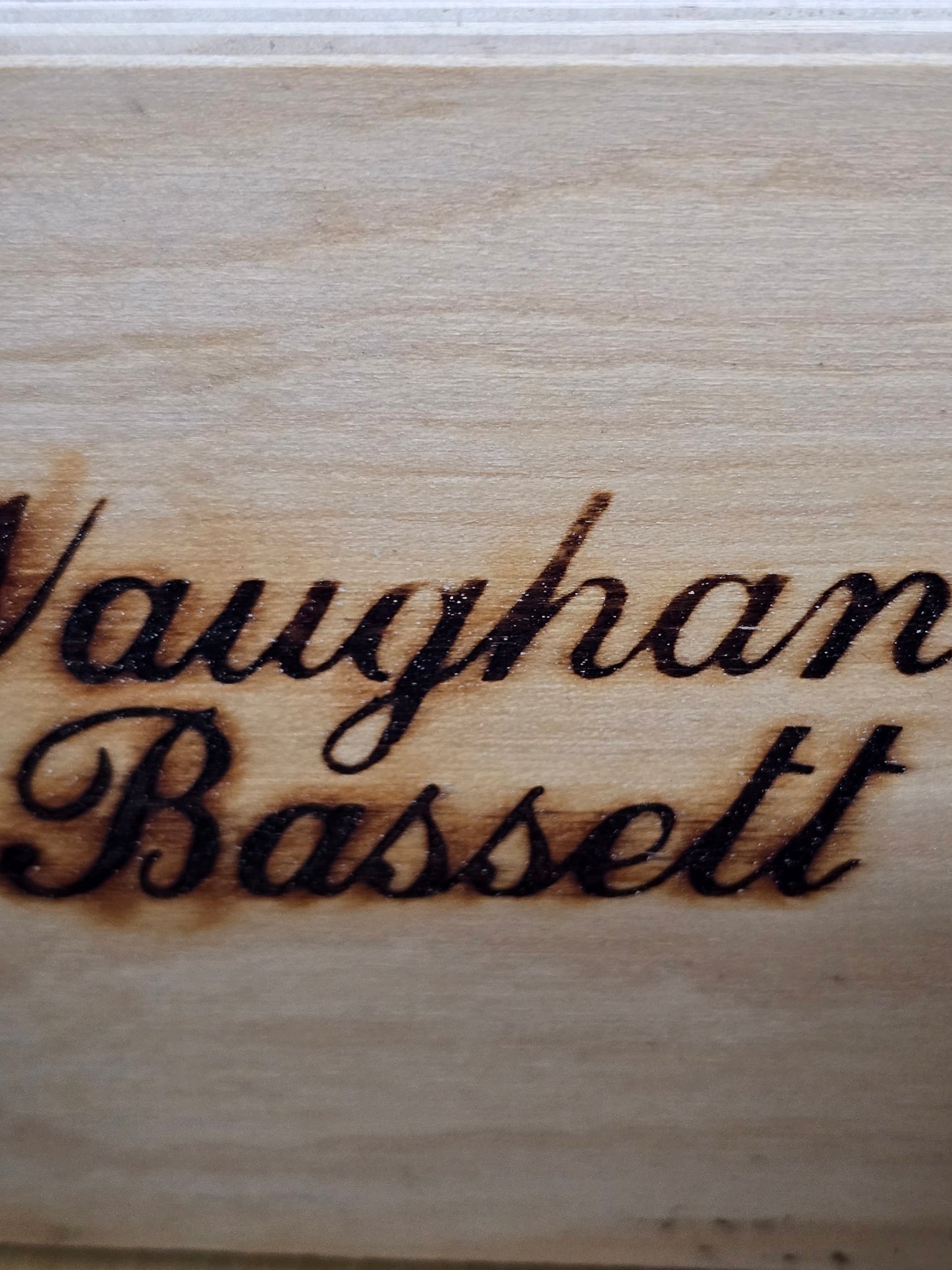 Vaughan Bassett lacquered blue chest