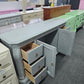 Gray 2 doors / 6 drawers cabinet