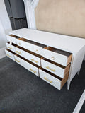 MCM white Distressed broyhill premier dresser