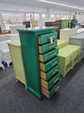 Ethan allen green lacquered lingerie chest