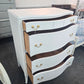 Solid wood white Distressed chest
