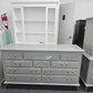 Broyhill gray dresser