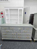 Broyhill gray dresser