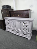 Solid wood purple dresser