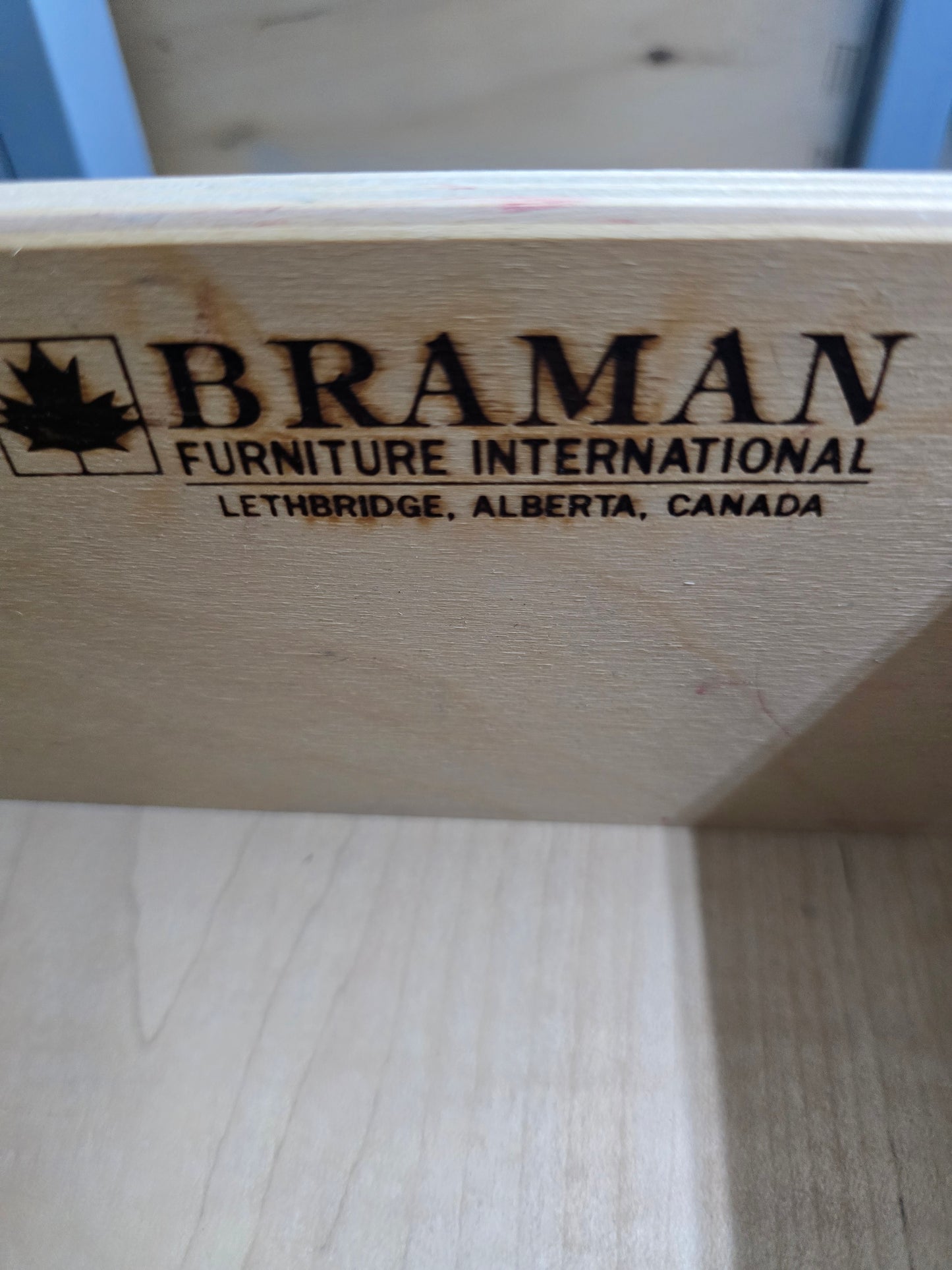 BRAMAN blue set of 2 nightstands