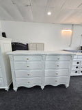Alabaster 8 drawers solid wood dresser