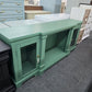 Green long tv stand
