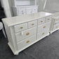 Broyhill off white dresser