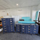 Lacquered navy French provincial dresser