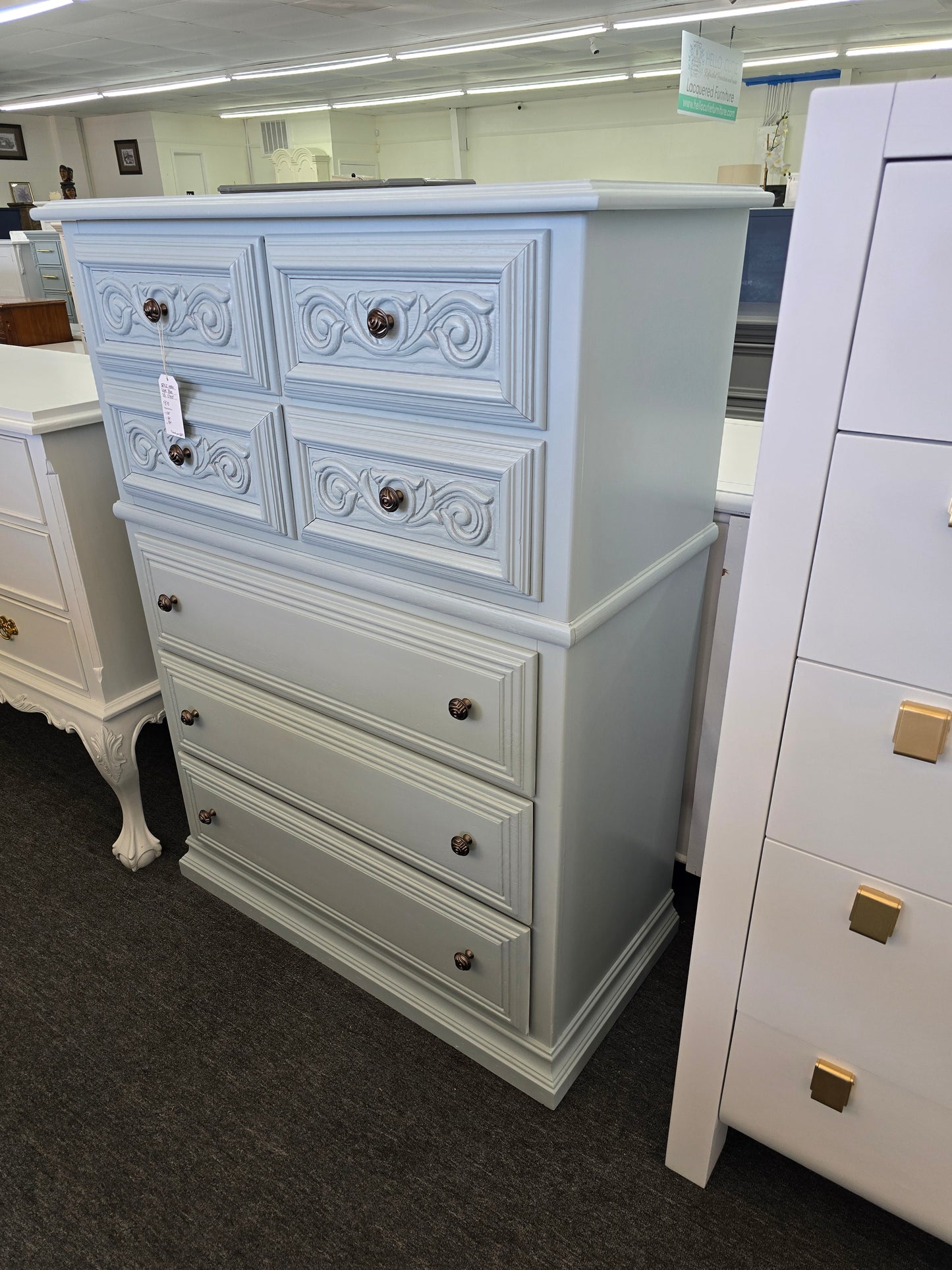 Style Mark light blue vintage chesy