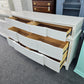 Havertys off white 6 drawers dresser