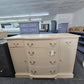 Antique beige Distressed sideboard