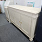 Ethan allen solid wood beige cabinet