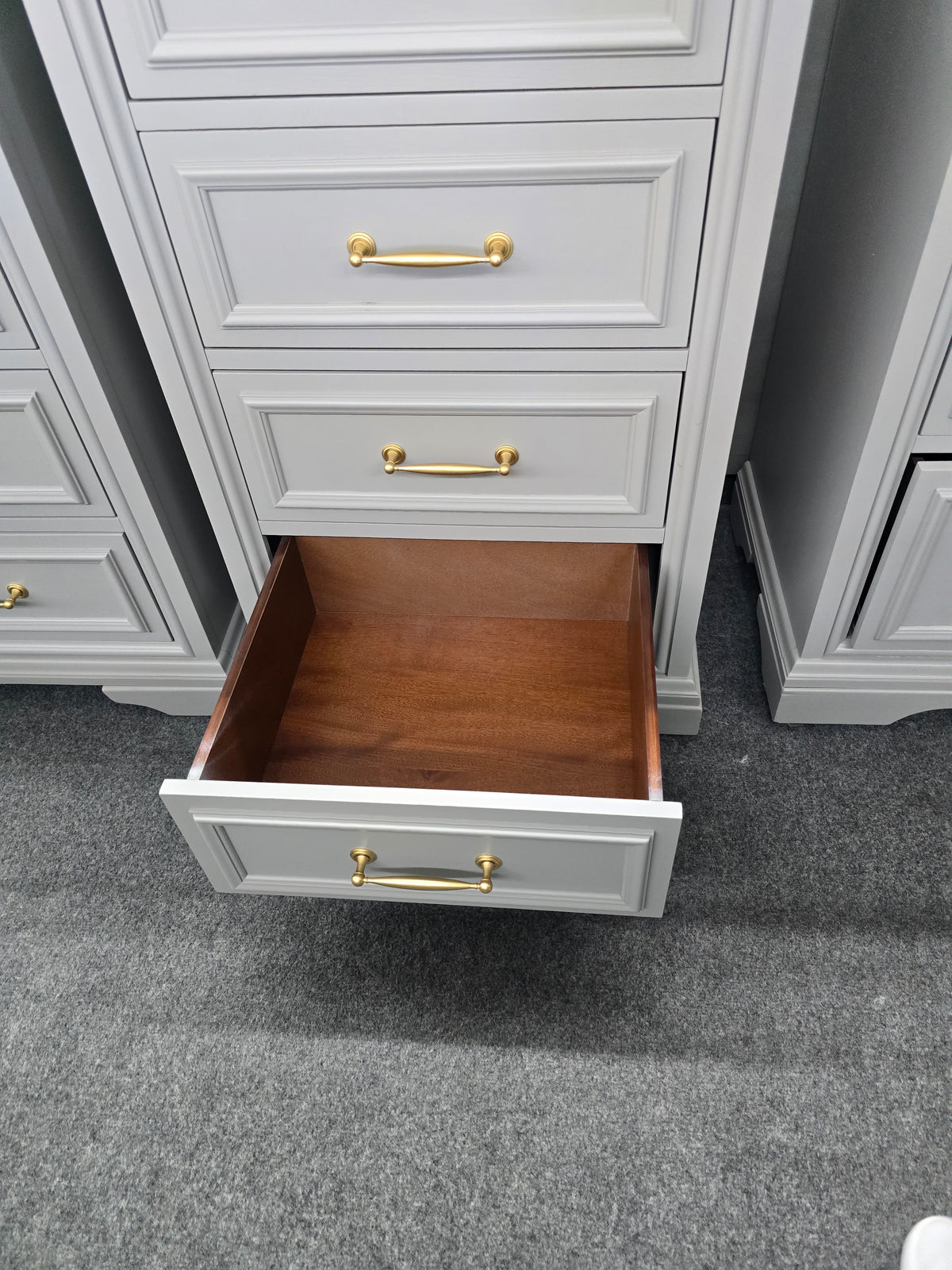 Universal gray lingerie chest