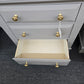 Pair of nightstands light gray colored
