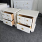 Broyhill off white pair of nightstands