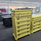 Cute soft yellow carved chest