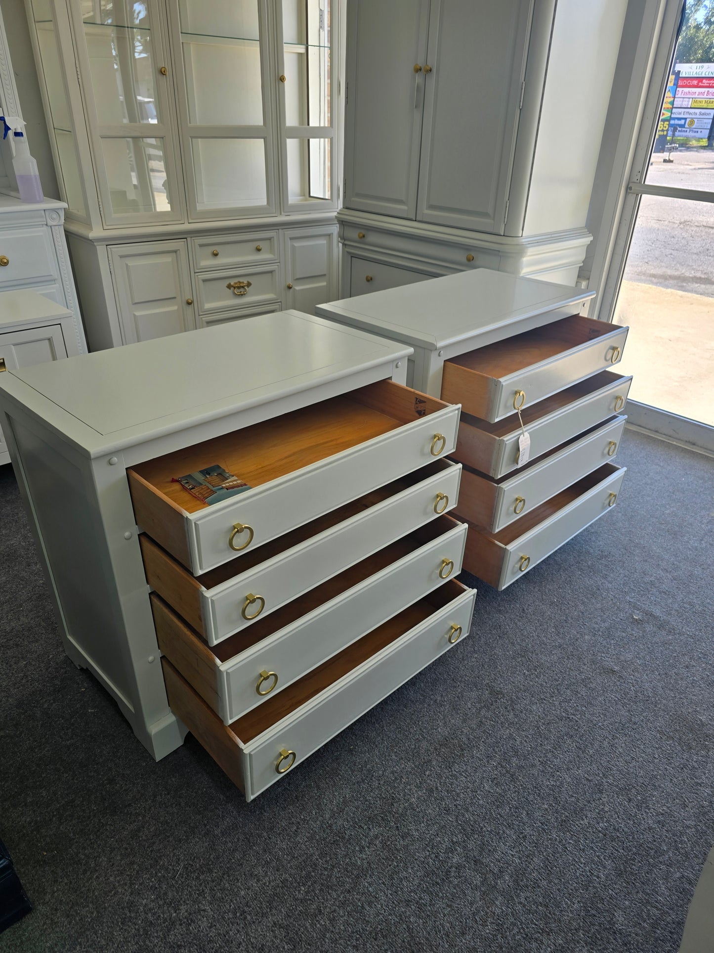 Link Taylor gray pair of nightstands