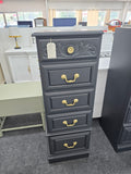 Black matte lingerie chest