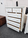 Alabaster solid wood 6 drawers chest
