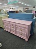 Lexington pink 9 drawers dressee