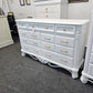 Super cute white 7 drawers dresser
