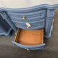 Blue ornate pair of nightstands