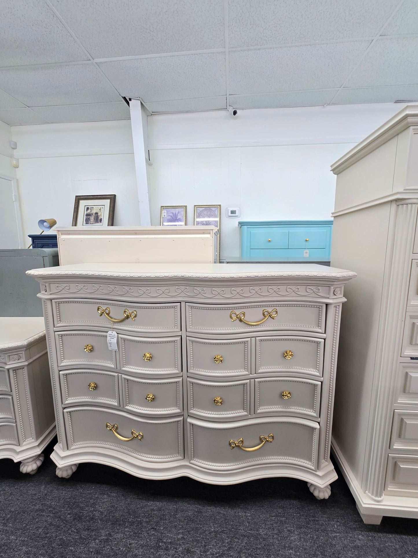 Disney cream princess dresser