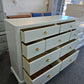 Bassett lacquered icy colored dresser