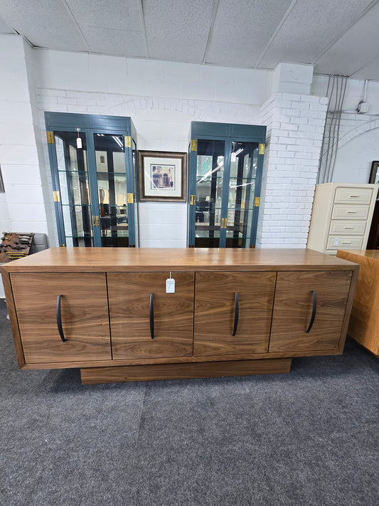 Gorgeous new  solid wood walnut HC sideboard
