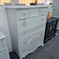 Antique blue Lacquered chest