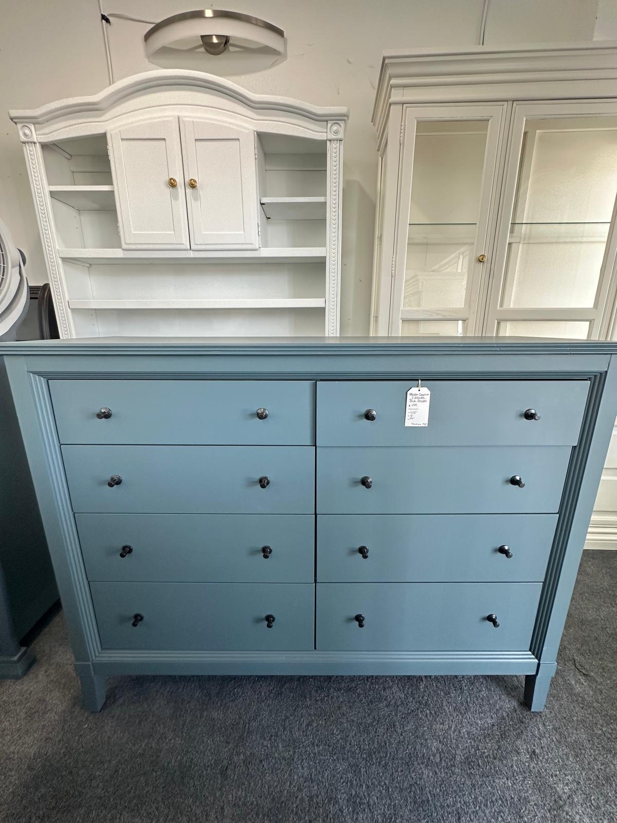 American signature dark blue dresser
