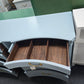 Solid wood baby blue 8 drawers dresser