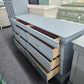 Rivers Edge teal 8 drawers dresser