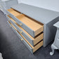 Solid wood green 6 drawers dresser