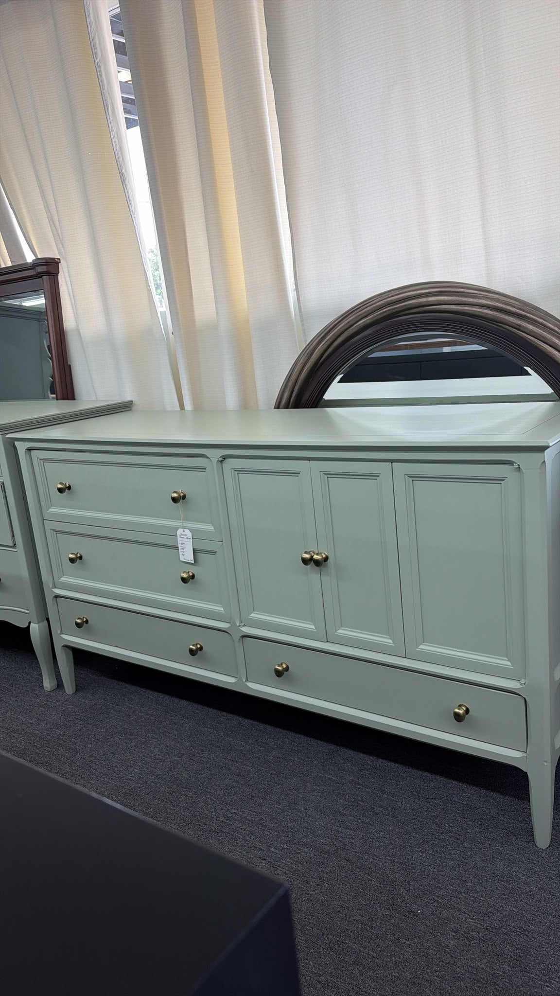 Mid century modern Century green sideboard
