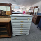 4 drawers blue/gray chest