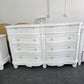 Gorgeous white Distressed lacquered dresser