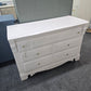 Vintage pale pink 3 drawers dresser