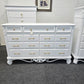 Super cute white 7 drawers dresser
