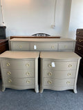 Gorgeous pair of brown nightstands