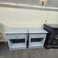 BRAMAN blue set of 2 nightstands