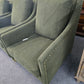 Olive green re upholstered chair