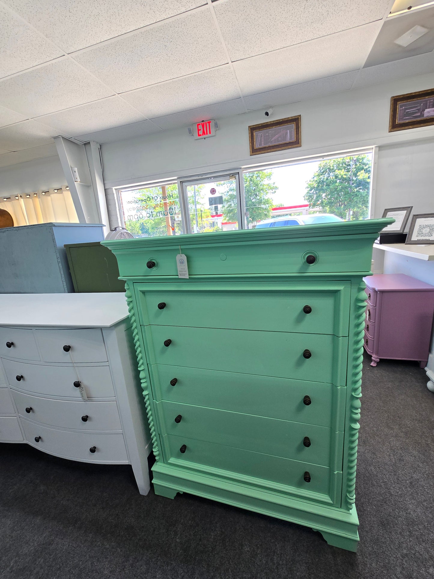 Lexington green chest