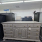 12 drawers gray long dresser