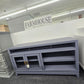 Blue/gray tv stand