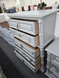 Bassett gray vintage chest
