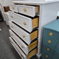 Pulaski pale pink chest of drawers