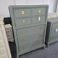 Broyhill gorgeous green chest of drawers