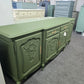 Solid wood french provincial green cabinet